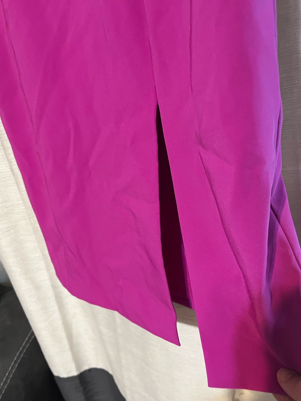 NWT Adrianna Papell Magenta stretch crepe sheath dress size 8 - Picture 5 of 7